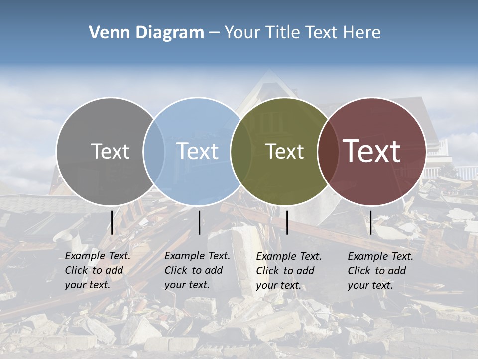 Concrete Rising Demolish PowerPoint Template