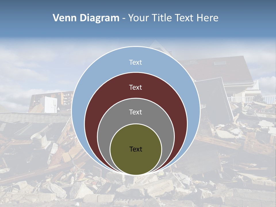 Concrete Rising Demolish PowerPoint Template