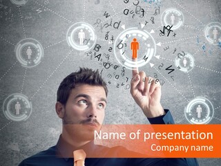 Web Team Graphic PowerPoint Template