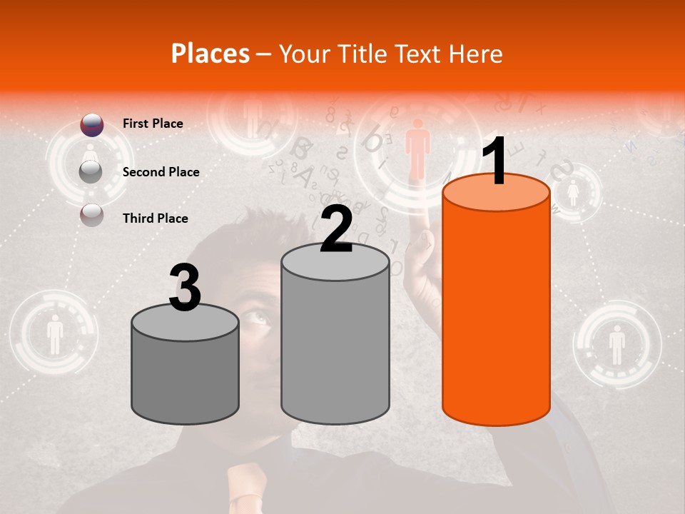 Web Team Graphic PowerPoint Template