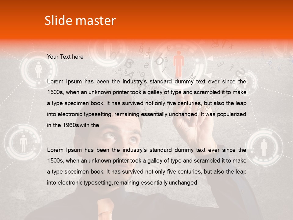 Web Team Graphic PowerPoint Template