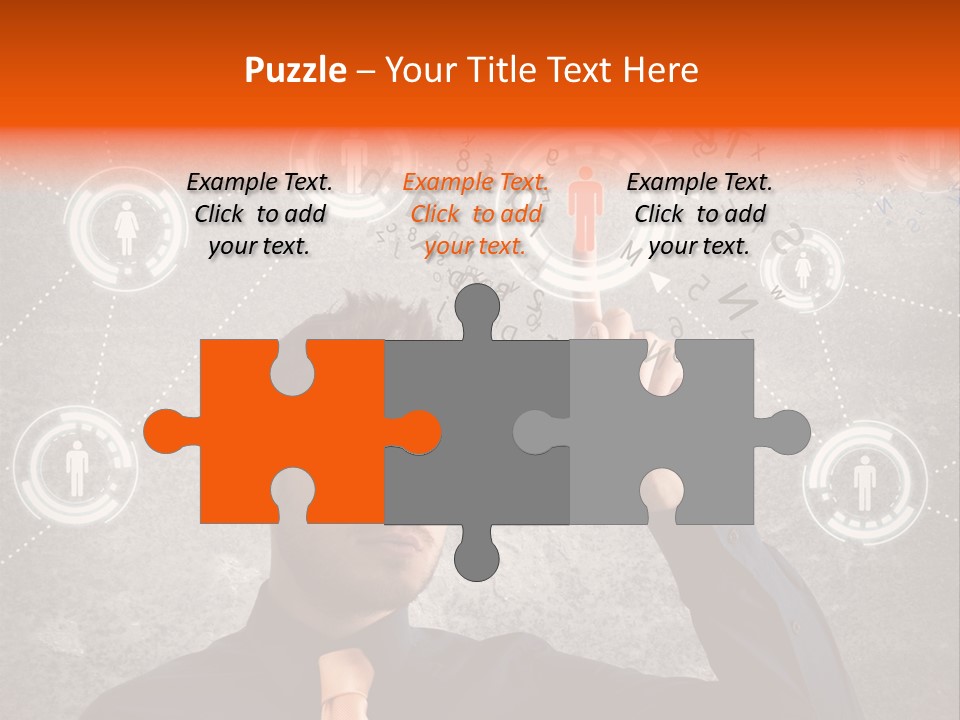 Web Team Graphic PowerPoint Template