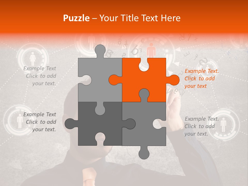 Web Team Graphic PowerPoint Template