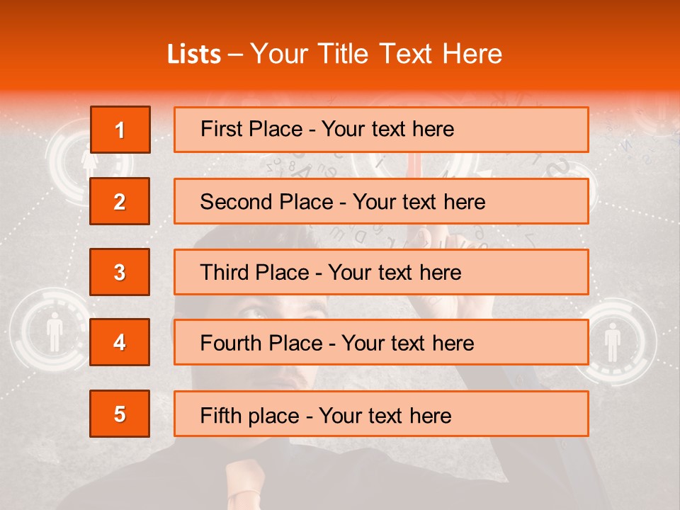 Web Team Graphic PowerPoint Template