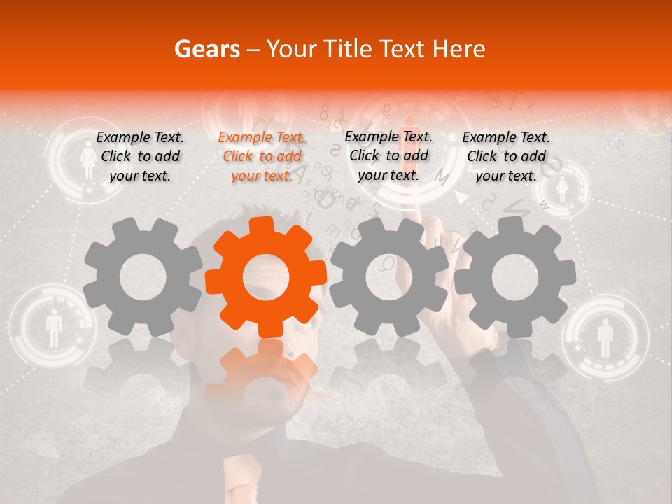 Web Team Graphic PowerPoint Template