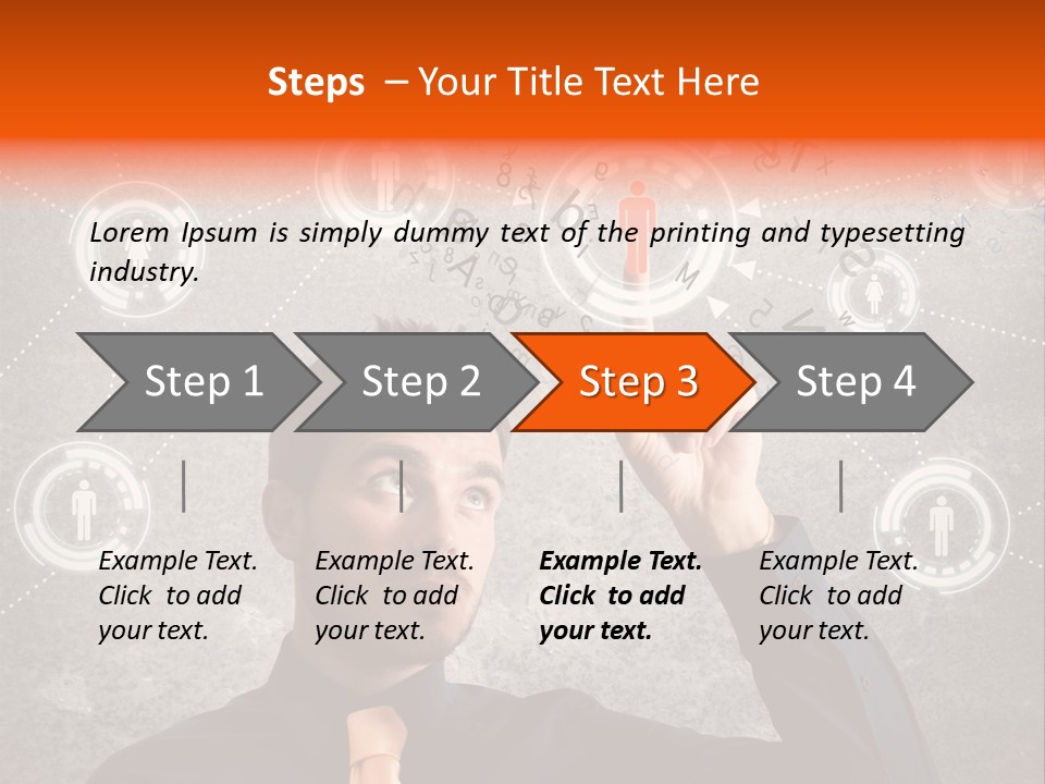 Web Team Graphic PowerPoint Template