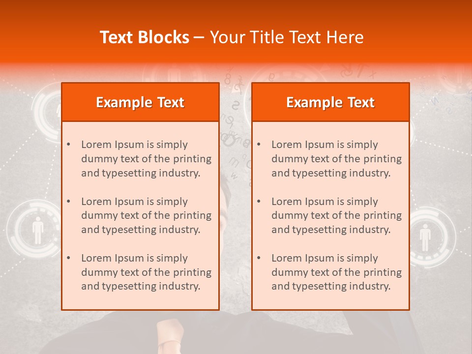 Web Team Graphic PowerPoint Template