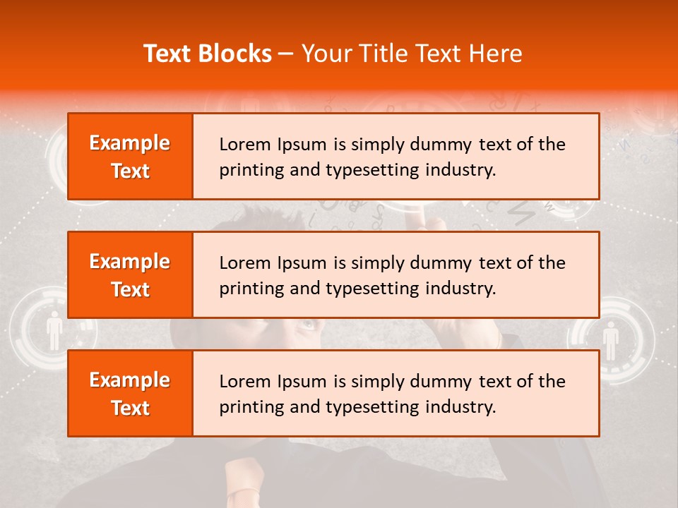 Web Team Graphic PowerPoint Template