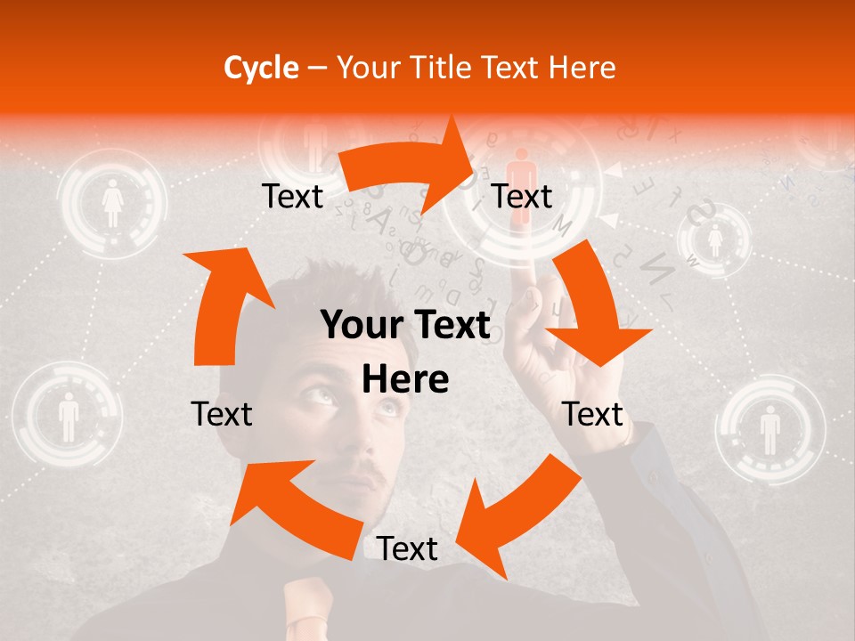 Web Team Graphic PowerPoint Template