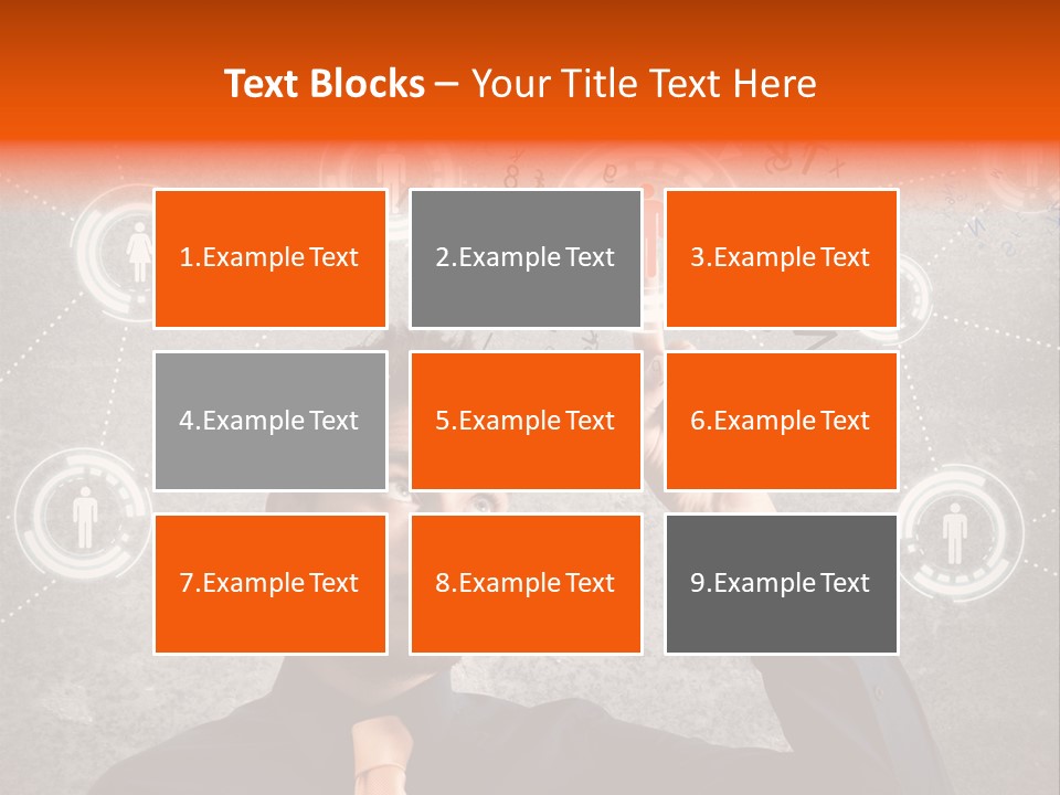 Web Team Graphic PowerPoint Template