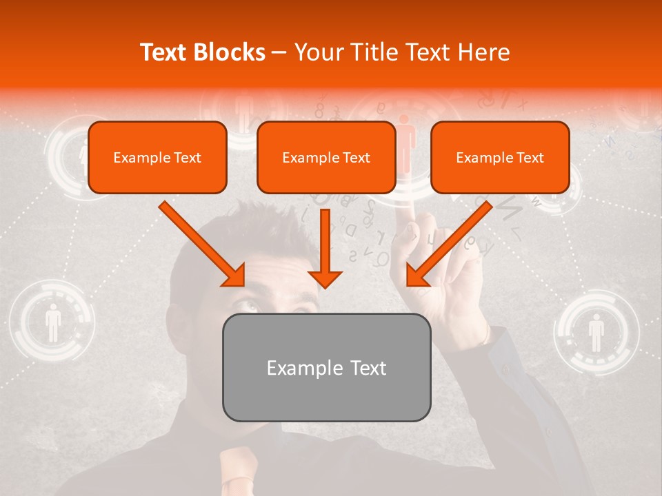 Web Team Graphic PowerPoint Template