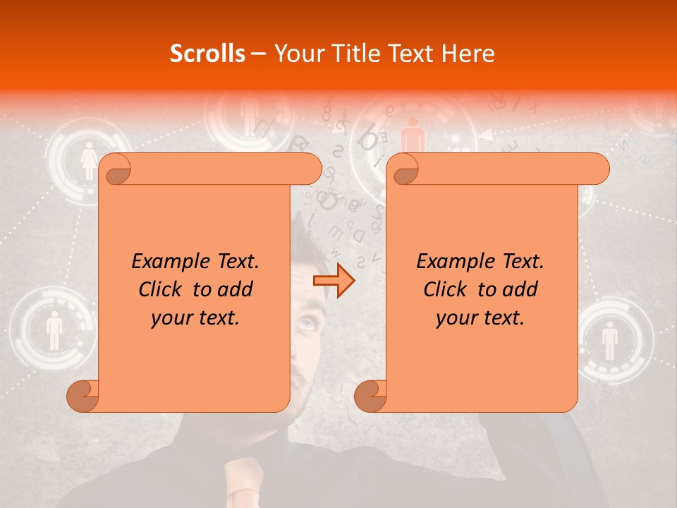 Web Team Graphic PowerPoint Template