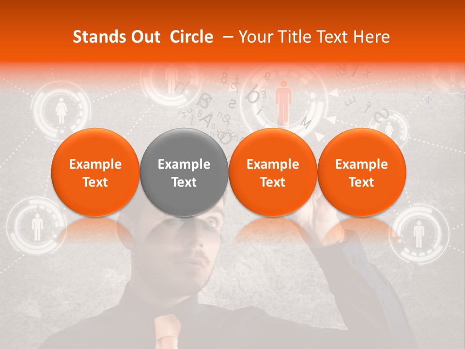 Web Team Graphic PowerPoint Template