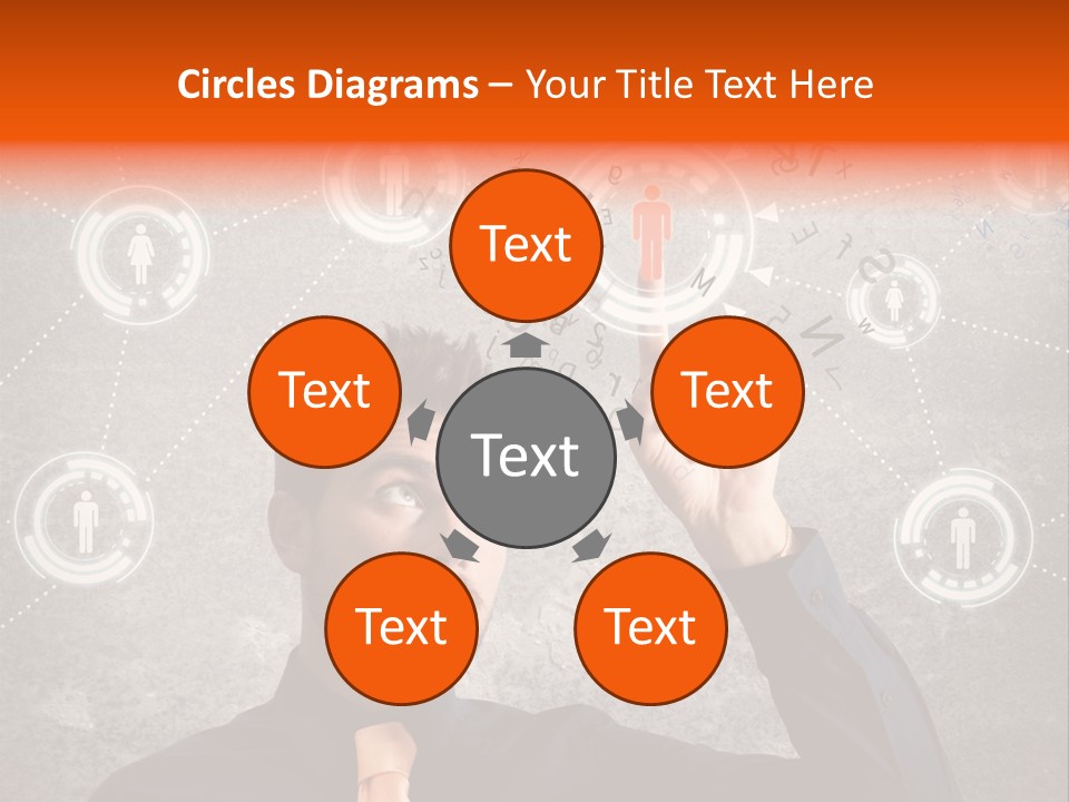 Web Team Graphic PowerPoint Template