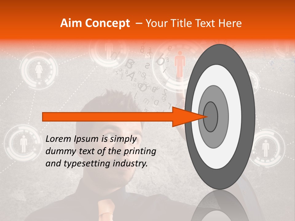 Web Team Graphic PowerPoint Template