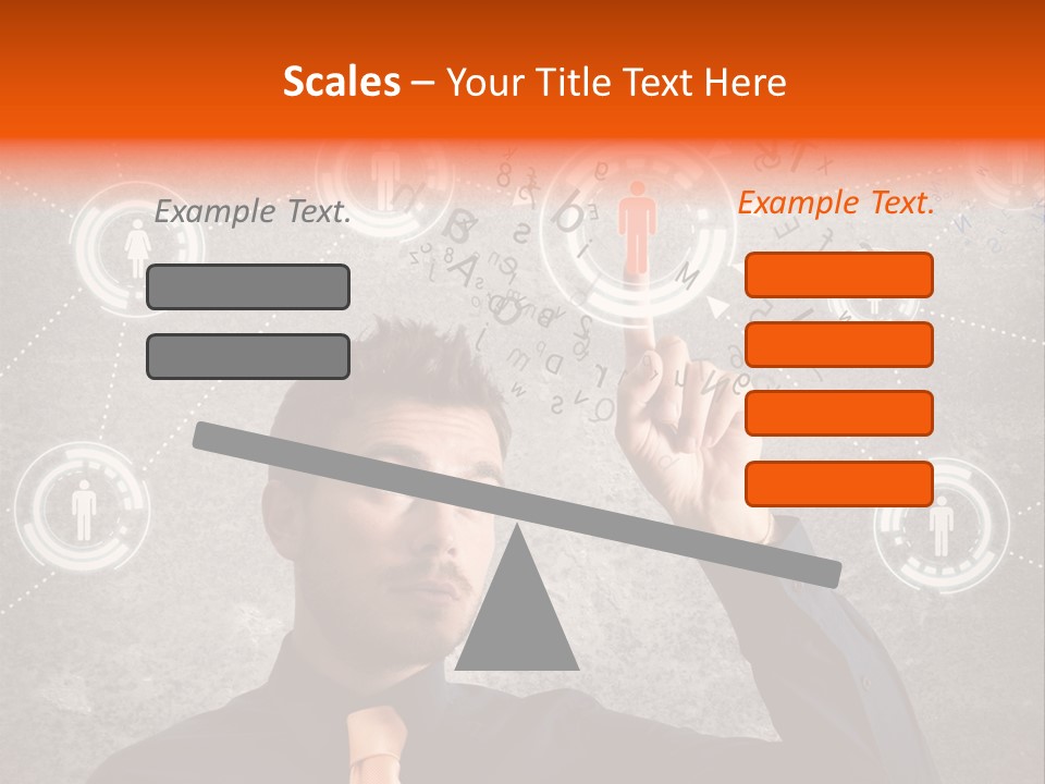 Web Team Graphic PowerPoint Template