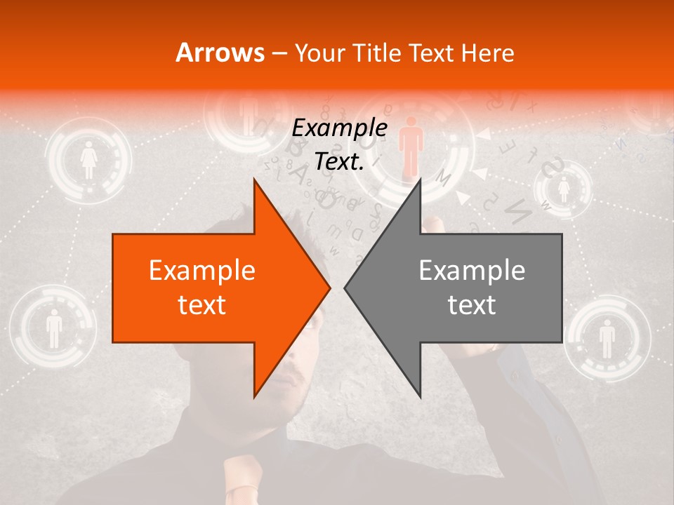Web Team Graphic PowerPoint Template