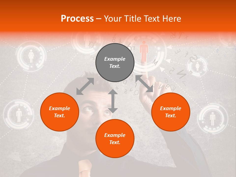 Web Team Graphic PowerPoint Template
