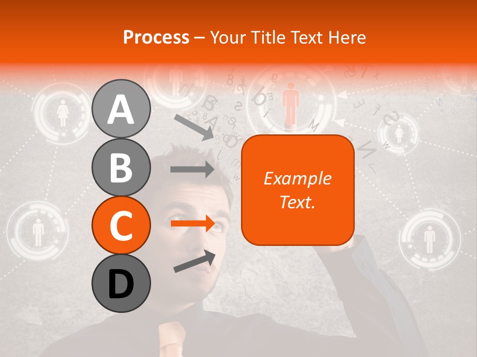 Web Team Graphic PowerPoint Template