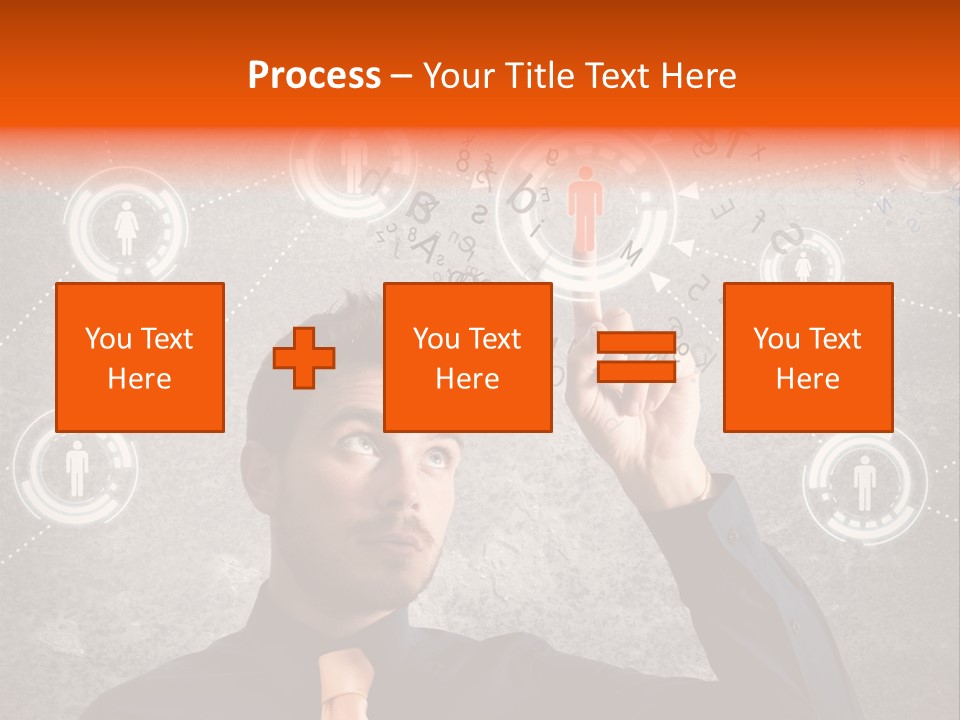 Web Team Graphic PowerPoint Template