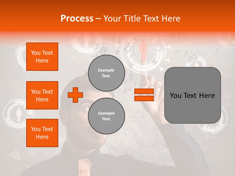 Web Team Graphic PowerPoint Template