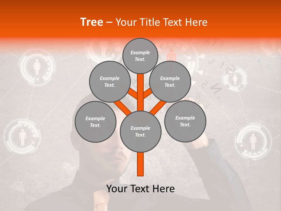 Web Team Graphic PowerPoint Template