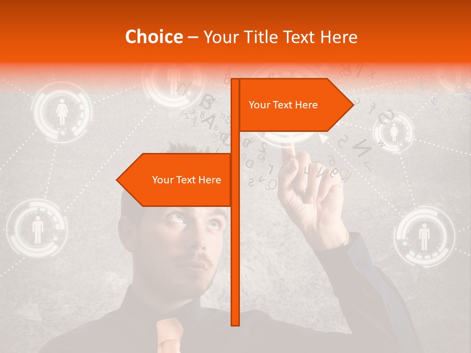 Web Team Graphic PowerPoint Template