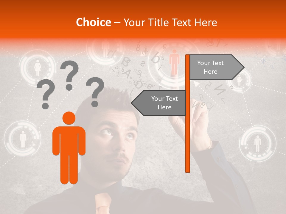 Web Team Graphic PowerPoint Template