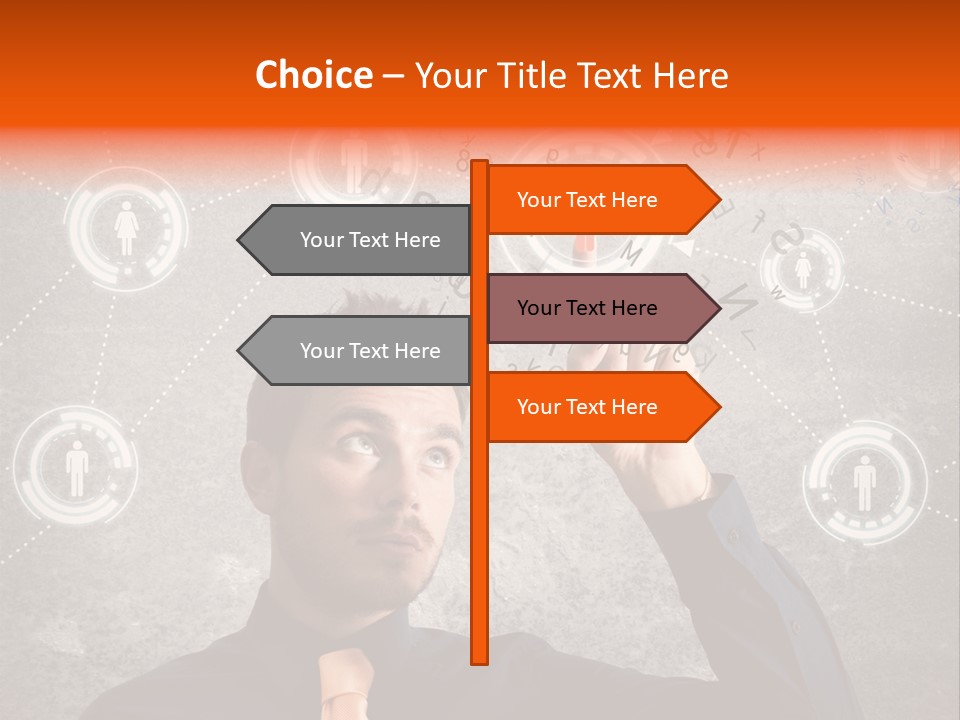 Web Team Graphic PowerPoint Template