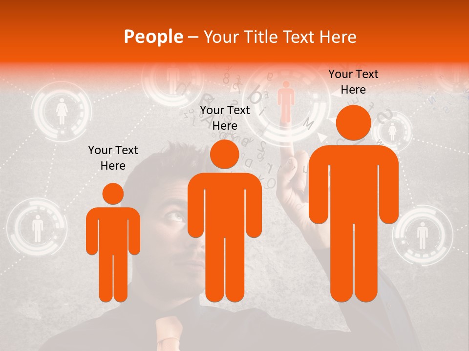 Web Team Graphic PowerPoint Template