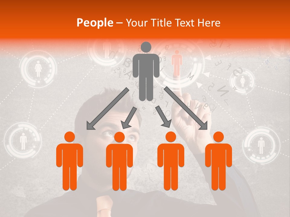 Web Team Graphic PowerPoint Template