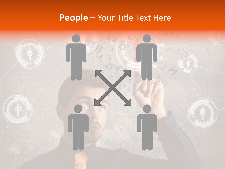 Web Team Graphic PowerPoint Template