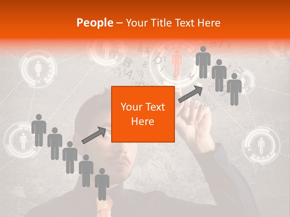 Web Team Graphic PowerPoint Template