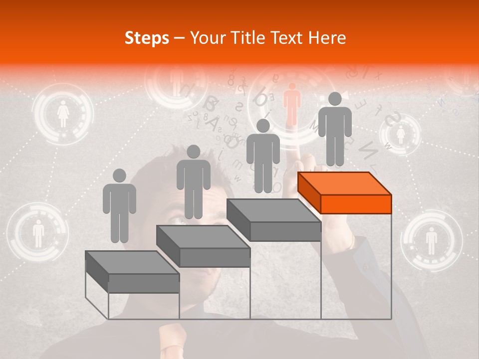 Web Team Graphic PowerPoint Template
