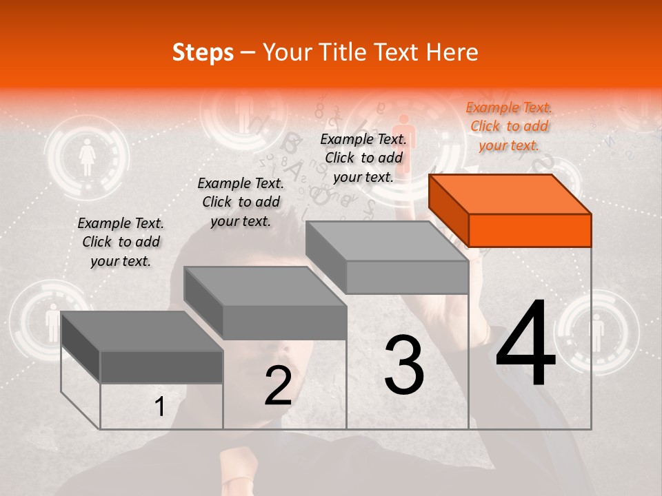 Web Team Graphic PowerPoint Template