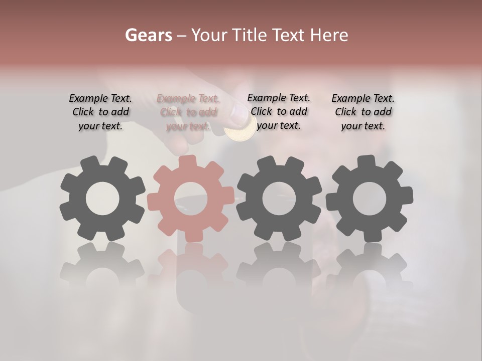 Cold Giving Recession PowerPoint Template