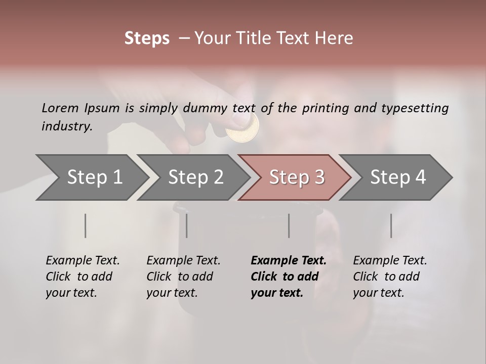 Cold Giving Recession PowerPoint Template