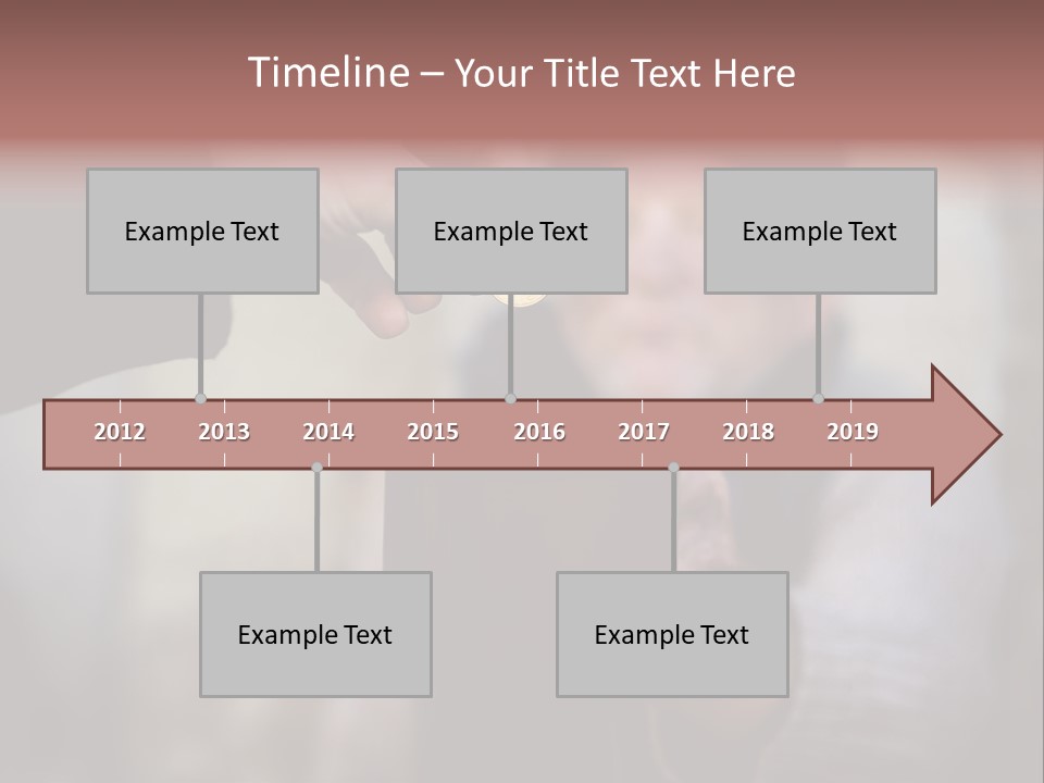Cold Giving Recession PowerPoint Template