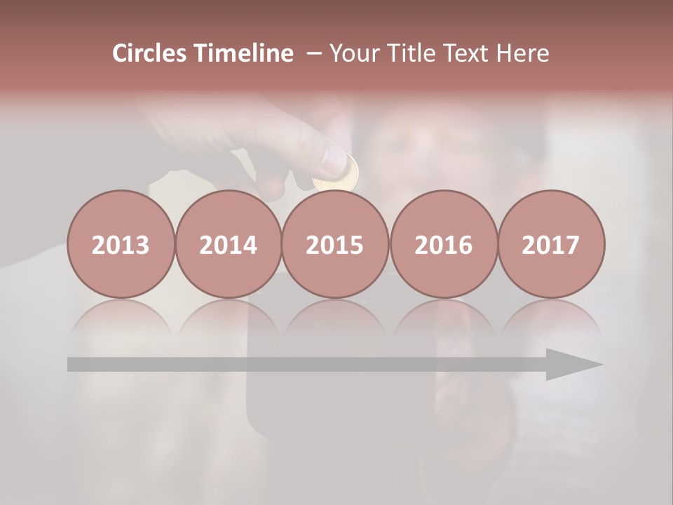 Cold Giving Recession PowerPoint Template