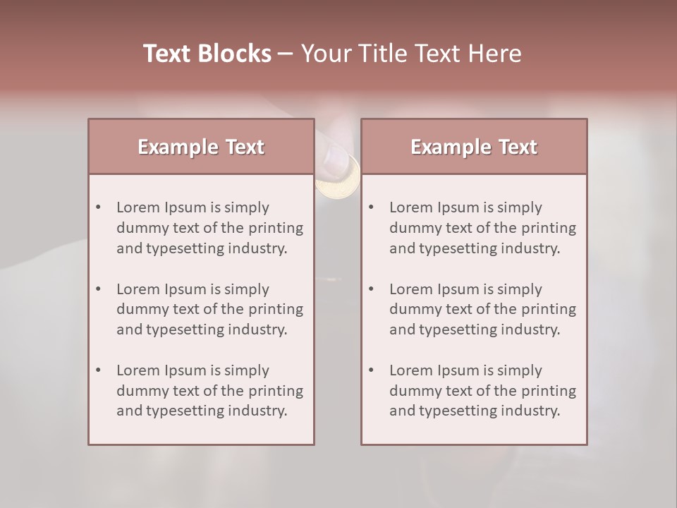 Cold Giving Recession PowerPoint Template