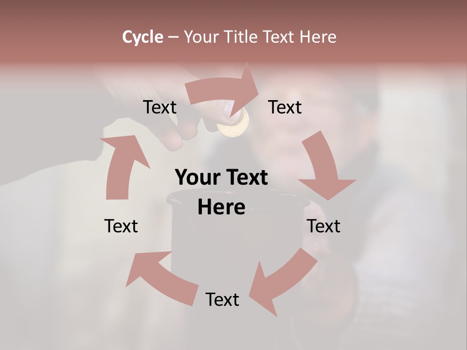 Cold Giving Recession PowerPoint Template