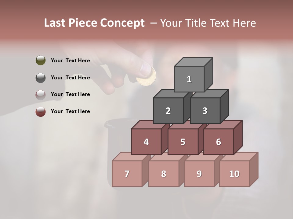 Cold Giving Recession PowerPoint Template