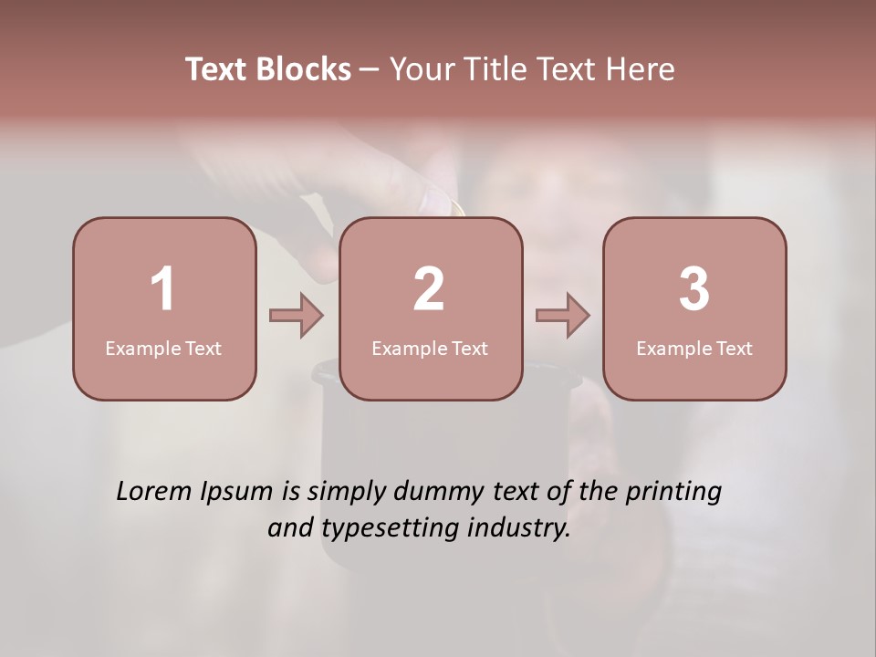 Cold Giving Recession PowerPoint Template