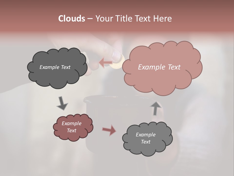 Cold Giving Recession PowerPoint Template
