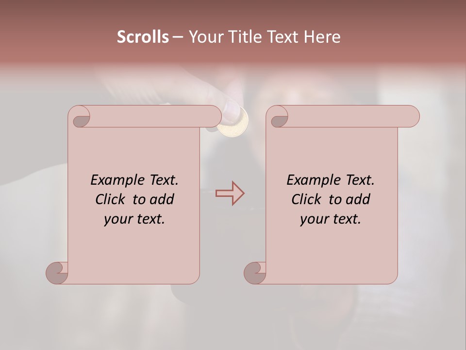 Cold Giving Recession PowerPoint Template