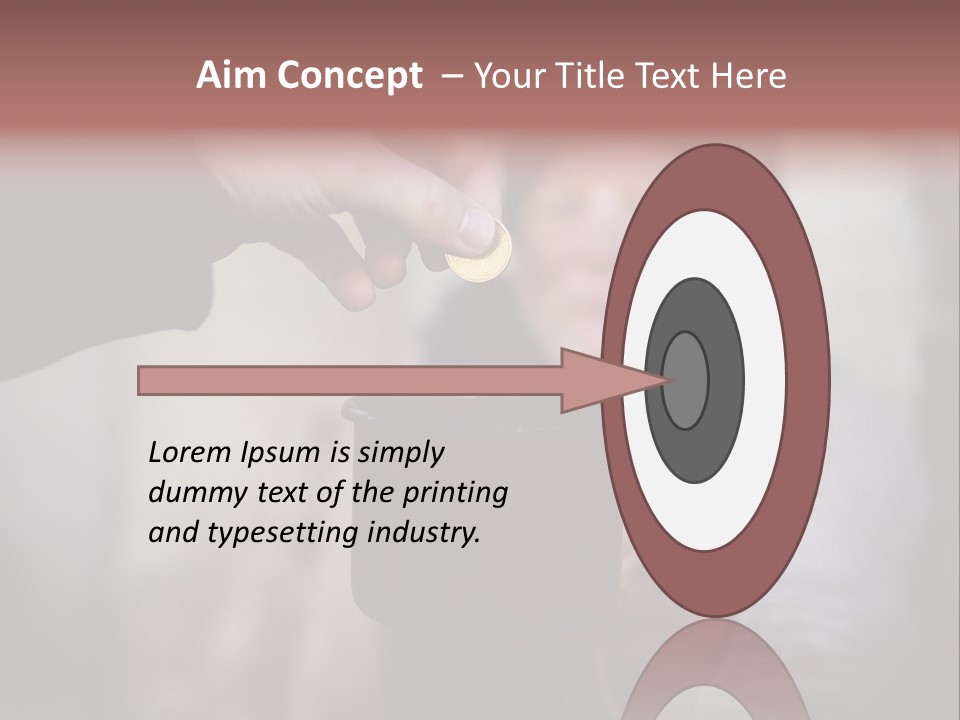 Cold Giving Recession PowerPoint Template
