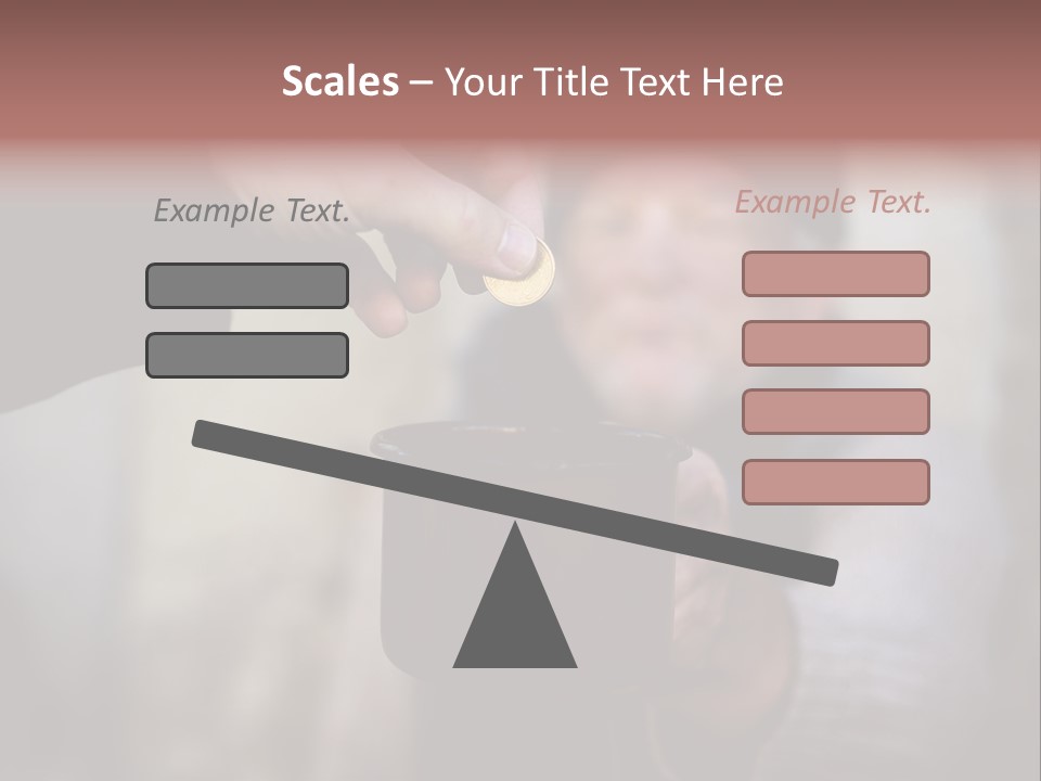 Cold Giving Recession PowerPoint Template