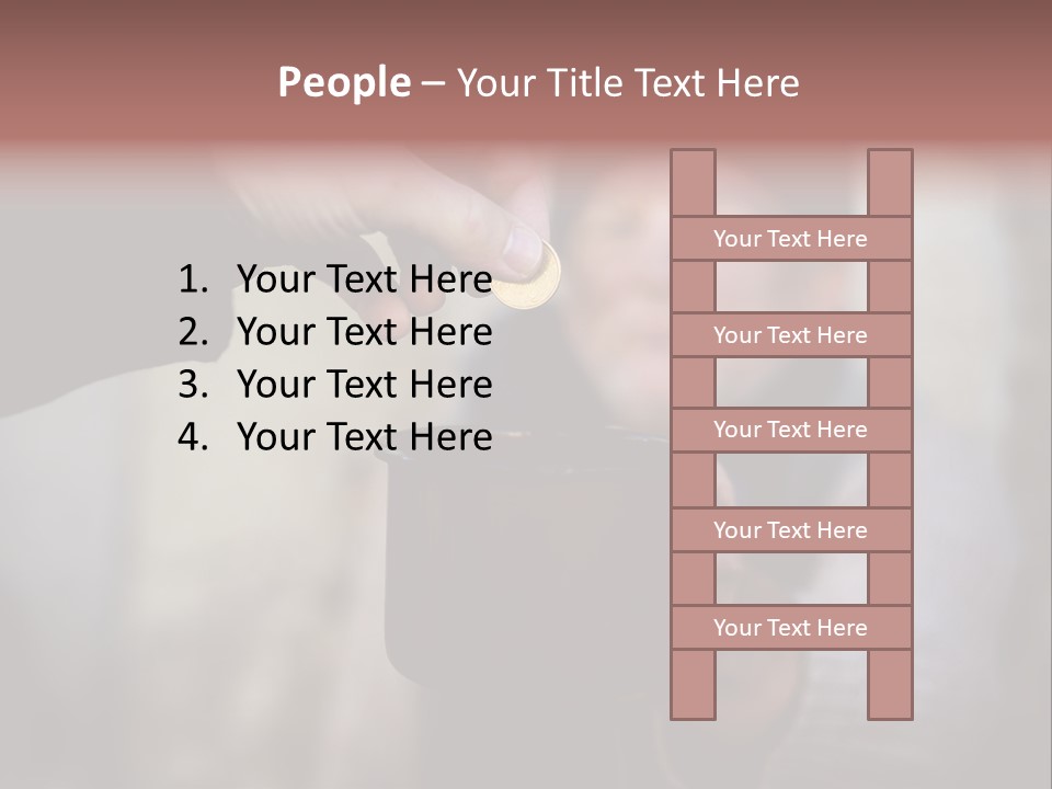 Cold Giving Recession PowerPoint Template