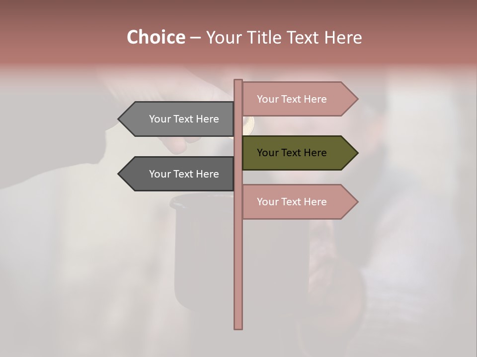 Cold Giving Recession PowerPoint Template