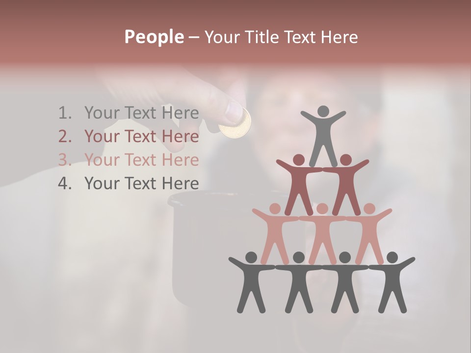 Cold Giving Recession PowerPoint Template